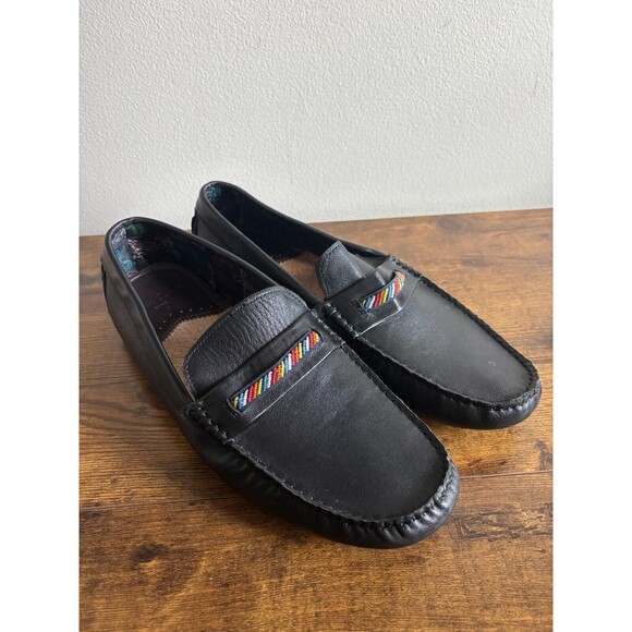 Robert Graham Black Hart Ii Leather Casual Slip On Loafers RGS5100II Size 10.5 main image 13